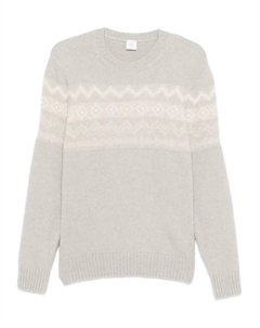 Жаккардовый свитер, серый Eleventy