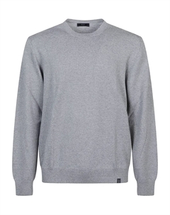 Свитер с круглым вырезом, серый Fay