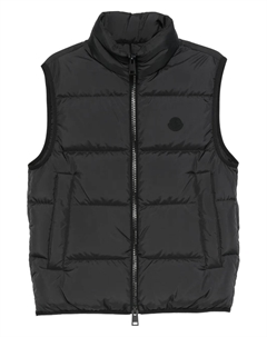 Стеганый жилет на молнии, черный Moncler