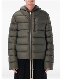 Стеганая куртка-пуховик с капюшоном Gimp, серый Rick owens