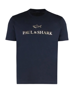 Футболка с принтом логотипа, синий Paul & shark