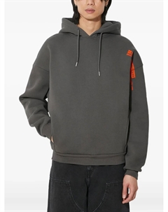 Худи с логотипом на рукаве, серый Alpha industries