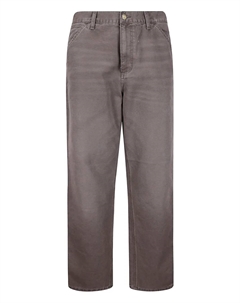 Брюки с нашивкой-логотипом, серый Carhartt wip