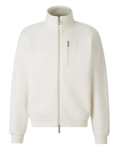 Свитшот с карманом на молнии, белый Laminar