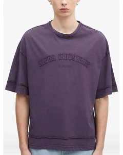 Футболка Open Edge с вышивкой, фиолетовый Alpha industries