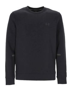 Свитер с круглым вырезом и логотипом, черный Under armour