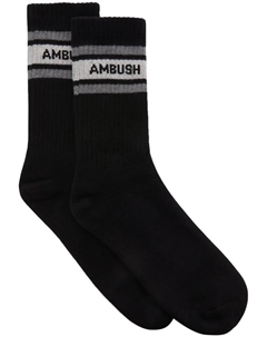 Носки с жаккардовым логотипом, черный Ambush