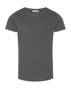 Футболка с круглым вырезом и короткими рукавами, серый Orlebar brown