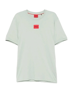 Футболка с нашивкой-логотипом, зеленый Hugo