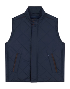 Стеганый жилет на молнии, синий Paul & shark