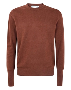 Кашемировый свитер с круглым вырезом, коричневый Ballantyne