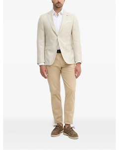 Однобортный пиджак в клетку, нейтральный Boss