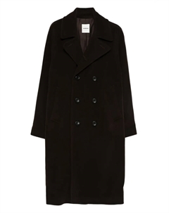 Двубортное пальто, коричневый Sandro