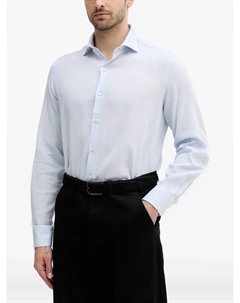 Рубашка в мелкую клетку с длинными рукавами, синий Paul & shark