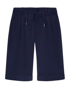 Плиссированные шорты на завязке, синий Herno