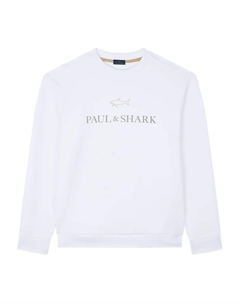 Свитшот с логотипом, белый Paul & shark