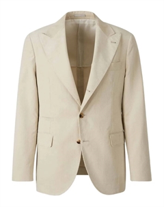 Однобортный пиджак, нейтральный Brunello cucinelli