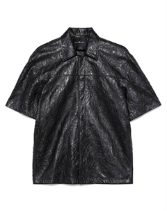 Кожаная рубашка, черный John richmond