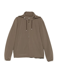 Куртка на молнии с капюшоном, коричневый Sandro