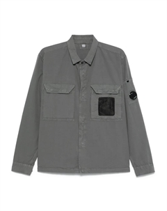 Рубашка с декором Lens, серый C.p. company