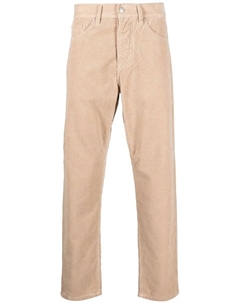 Вельветовые брюки прямого кроя, нейтральный Carhartt wip