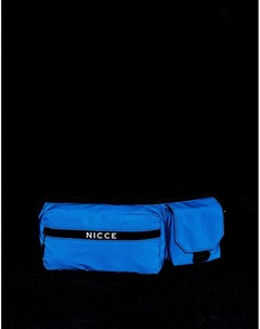 Темно синяя сумка через плечо со светоотражающей отделкой Nicce