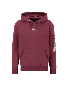 Толстовка Organics EMB, Burgundy Alpha industries