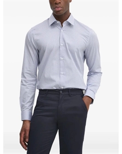 Рубашка с геометричным принтом, синий Joop