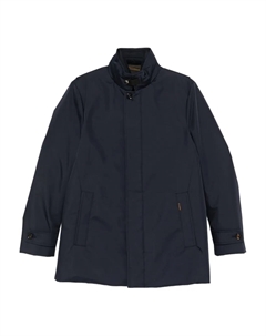 Жакет на пуговицах с высоким воротником, синий Moorer