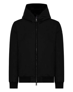 Бомбер с капюшоном, черный Duno