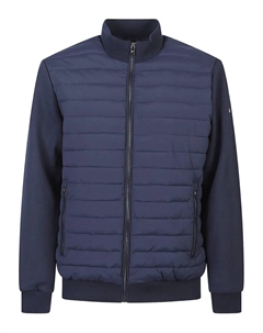 Бомбер со стегаными вставками, синий Michael kors