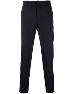 Брюки строгого кроя с подворотами, синий Pt torino