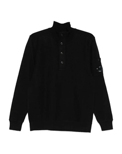 Поло с нашивкой-логотипом, черный C.p. company