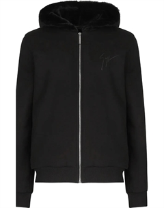 Худи LR-12 с логотипом, черный Giuseppe zanotti