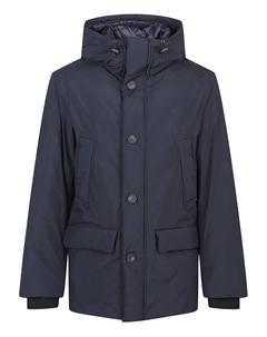 Пальто с капюшоном, синий Woolrich