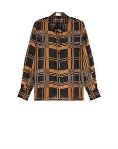 Длинный рукав рубашка, Noir Caramel Saint laurent