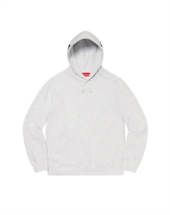 Толстовка Rib Hooded Sweatshirt, Ash Grey Supreme