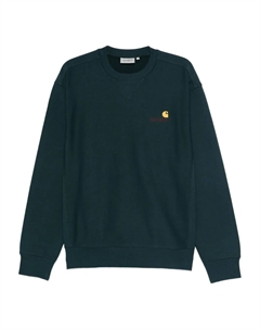 Свитшот American Script, зеленый Carhartt wip