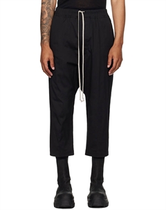 Брюки кроп Concordians forever на шнурке, черный Rick owens