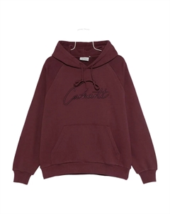 Худи с вышитым логотипом-надписью, красный Carhartt wip
