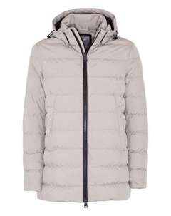 Стеганая куртка с капюшоном, серый Herno