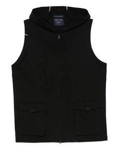 Жилет с капюшоном, черный Yohji yamamoto