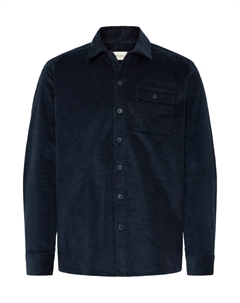 Рубашка на пуговицах классического кроя BHDICH, Night blue Blend