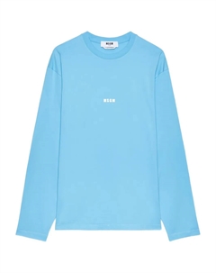 Футболка с длинными рукавами, синий Msgm