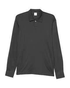 Рубашка поло с длинными рукавами, серый Eleventy