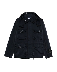 Куртка с капюшоном и накладными карманами, синий C.p. company