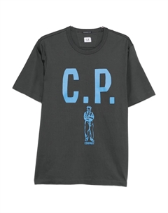 Футболка с принтом логотипа, серый C.p. company