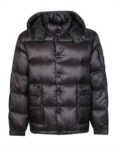 Пуховик с капюшоном, черный C.p. company