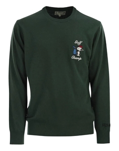 Вышитый свитшот Heron, зеленый Mc2 saint barth