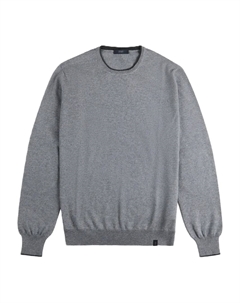 Свитер с налокотниками, серый Fay